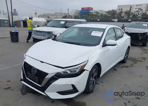 2022 Nissan Sentra Sv Xtronic Cvt z USA, uszkodzony, nr VIN 3N1AB8CVXNY311455